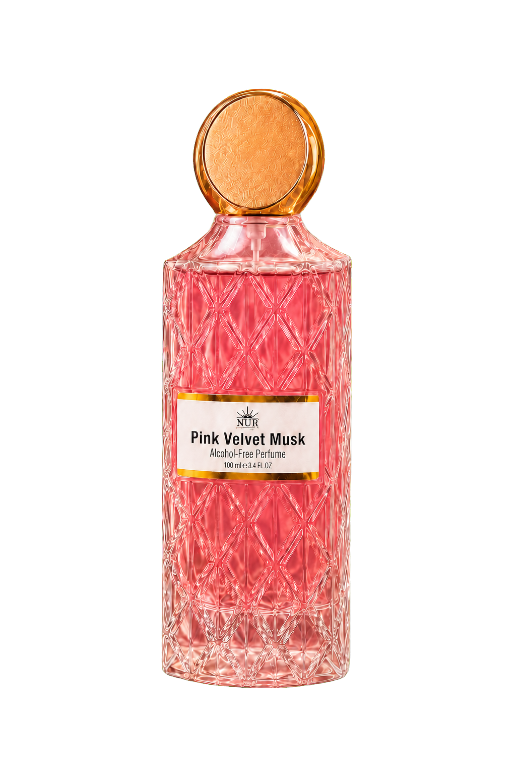 Pink Velvet Musk 100 ml transparent bottle